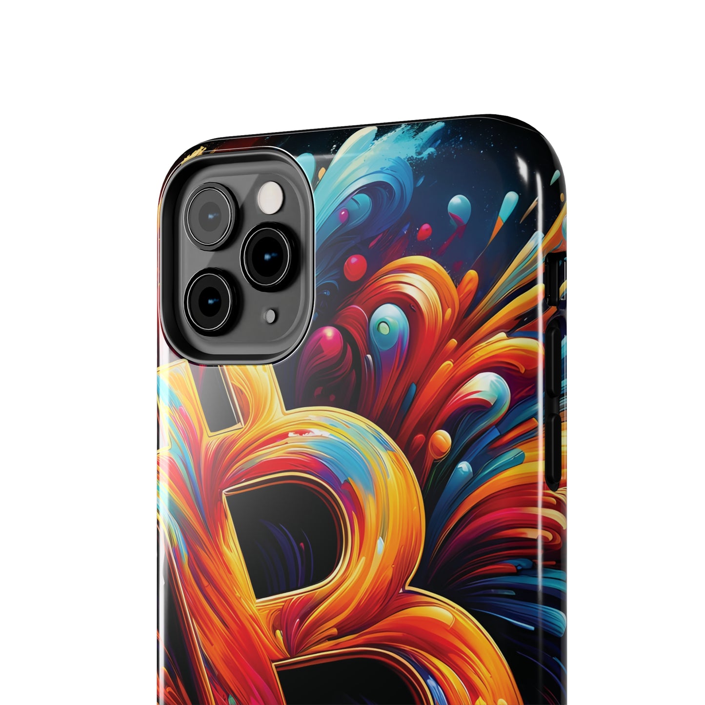 ToughDrop Apple iPhone Case Ft. Bitcoin Symbol Abstract