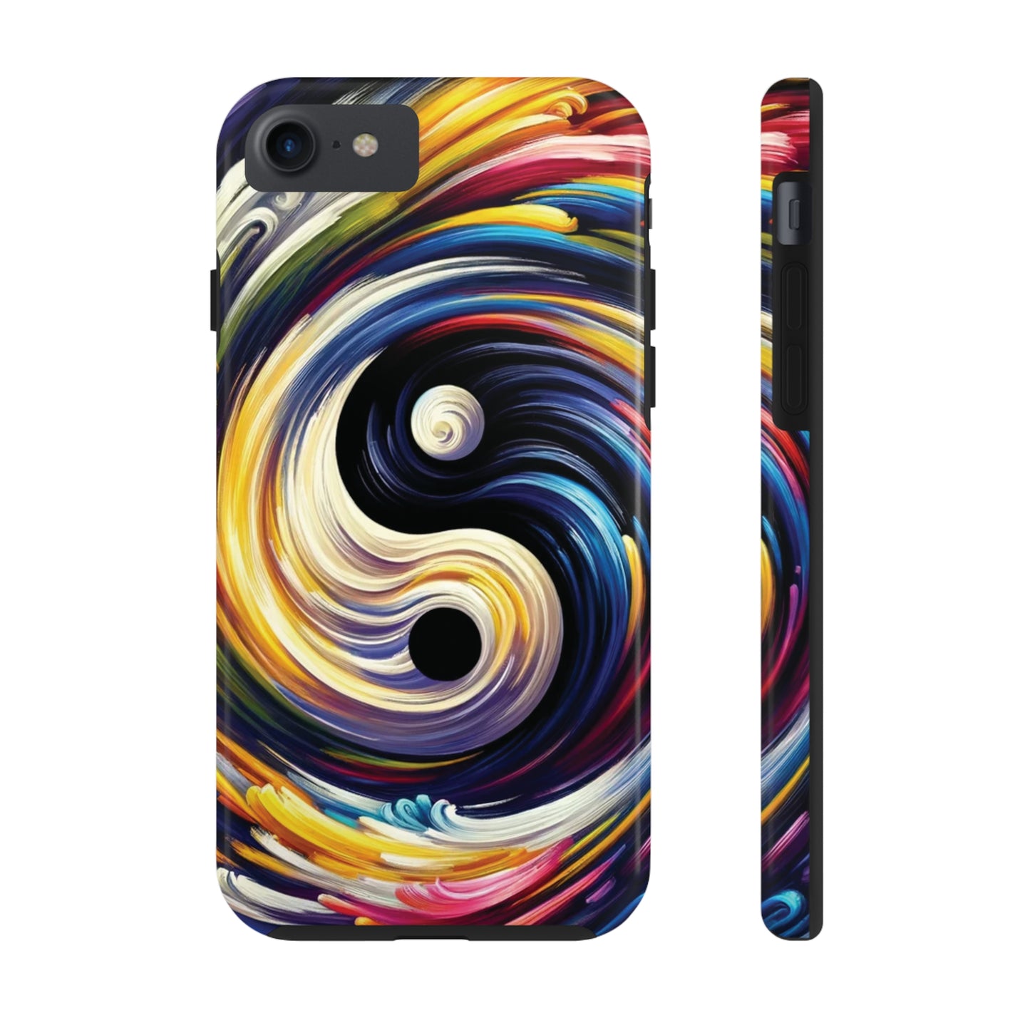 ToughDrop Apple iPhone Case Ft. Abstract Yin Yang