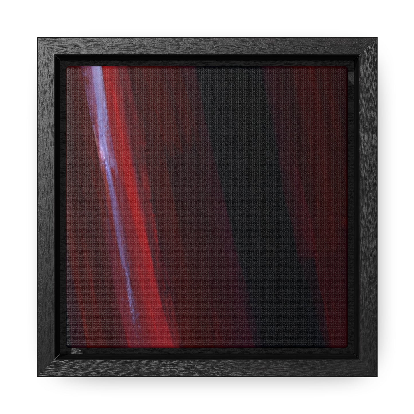 6x6-inch Abstract Framed Canvas: Abstract Streak