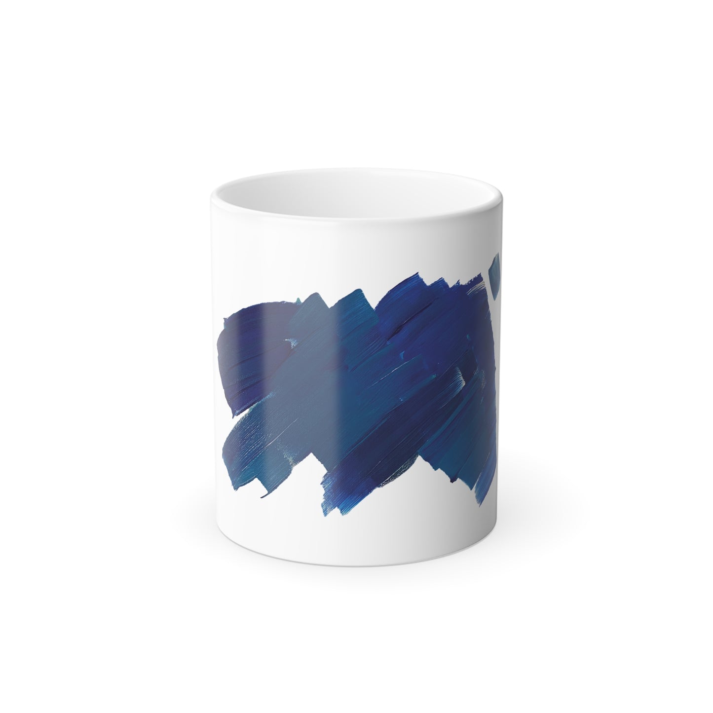 Color Morphing 11 oz Blue and White Acrylic Large Strokes