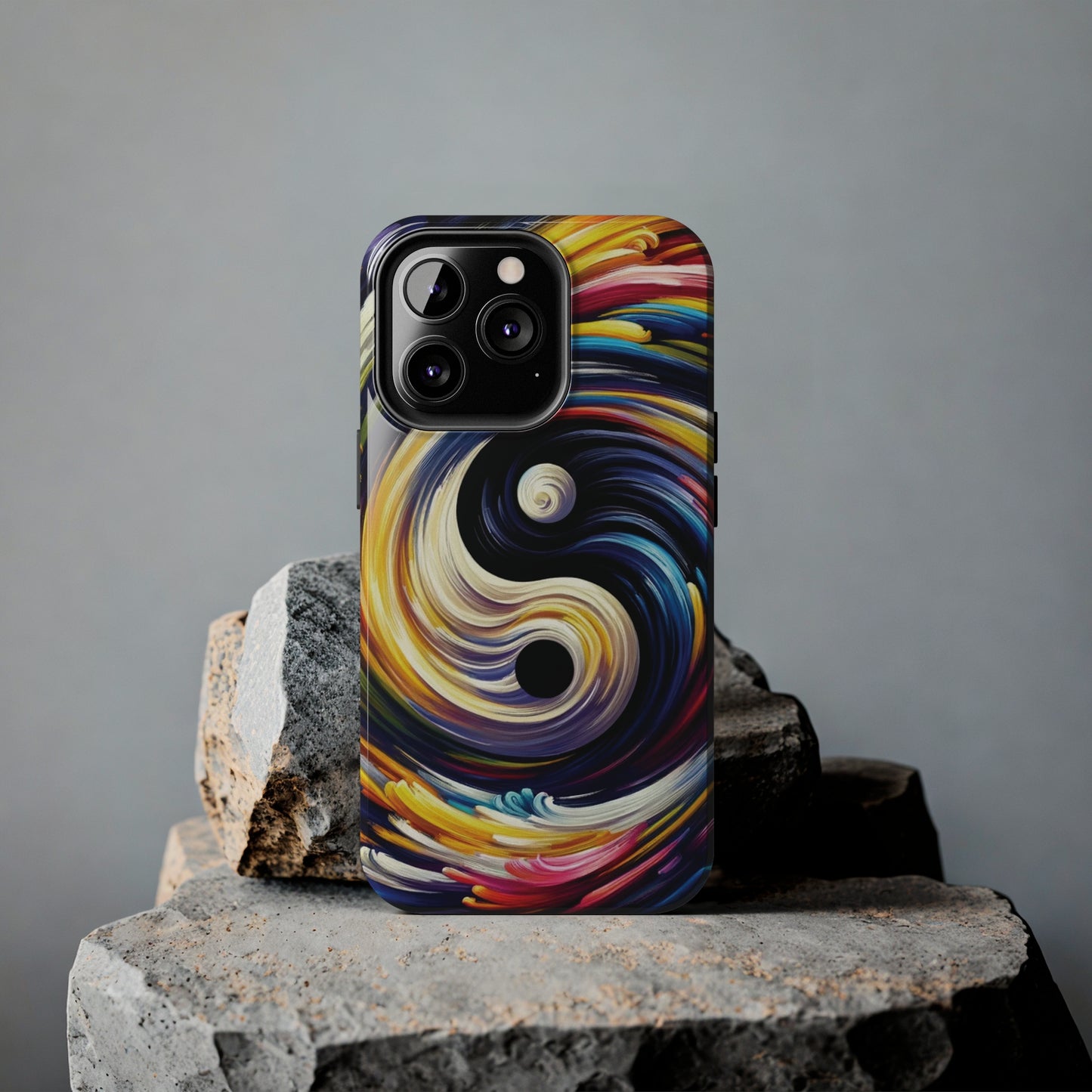ToughDrop Apple iPhone Case Ft. Abstract Yin Yang