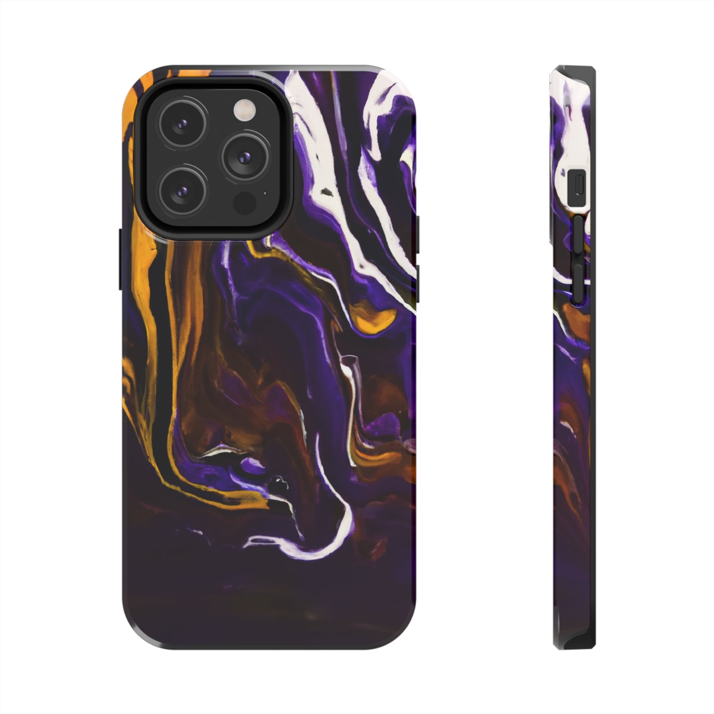 Tough Case-Mate iPhone Case Ft. Purple Tiger Stripes