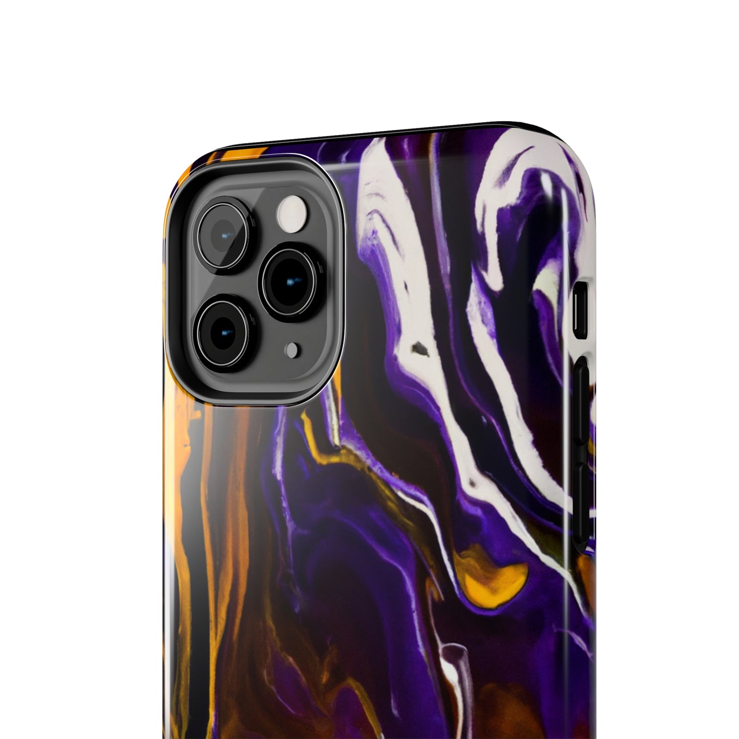 Tough Case-Mate iPhone Case Ft. Purple Tiger Stripes