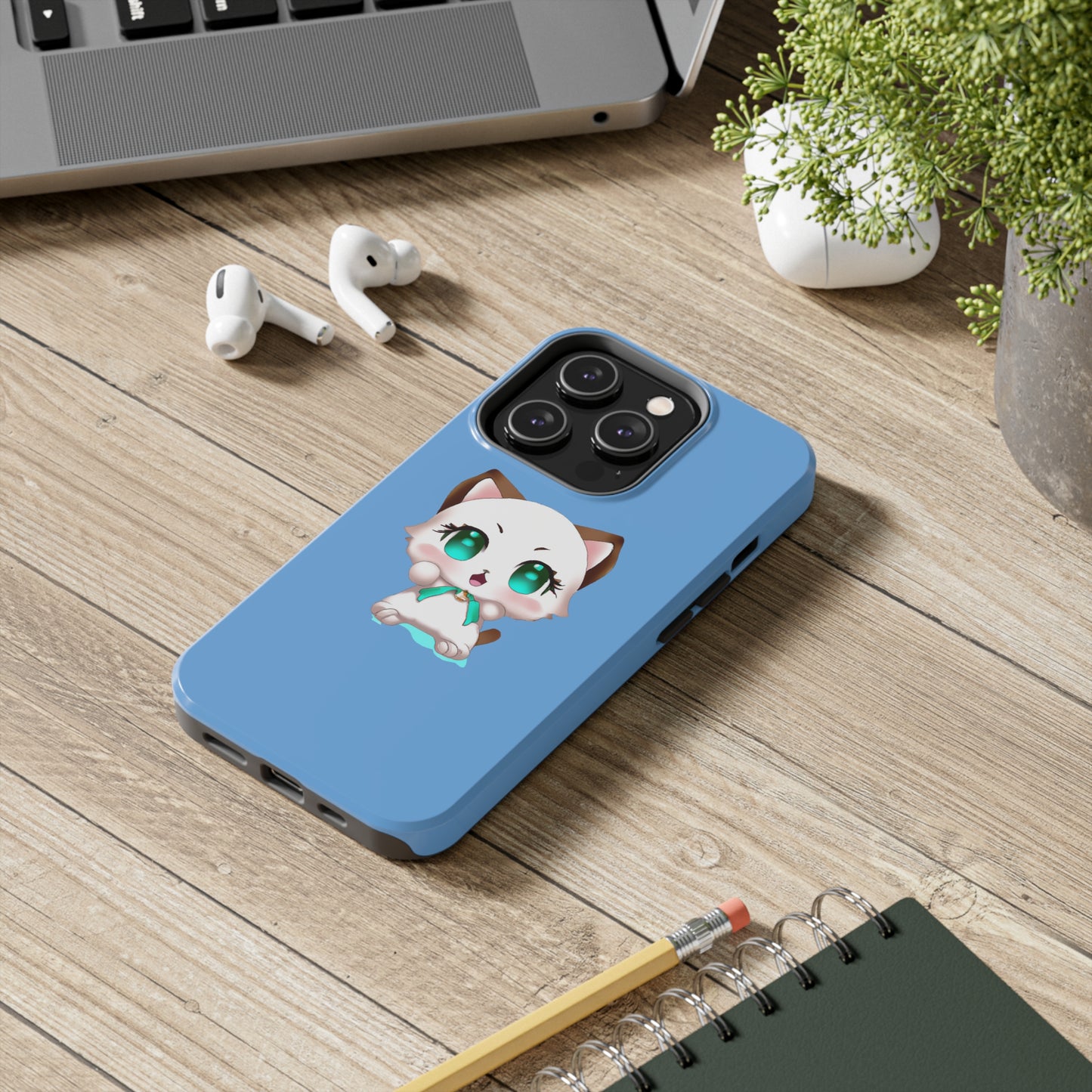 Tough Apple iPhone Cases Ft. Cute Kitty