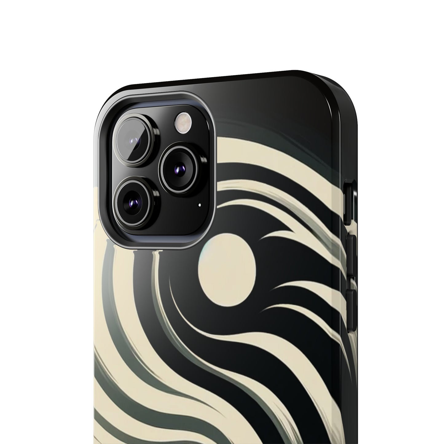 ToughDrop Apple iPhone Case Ft. Monotone Yin Yang