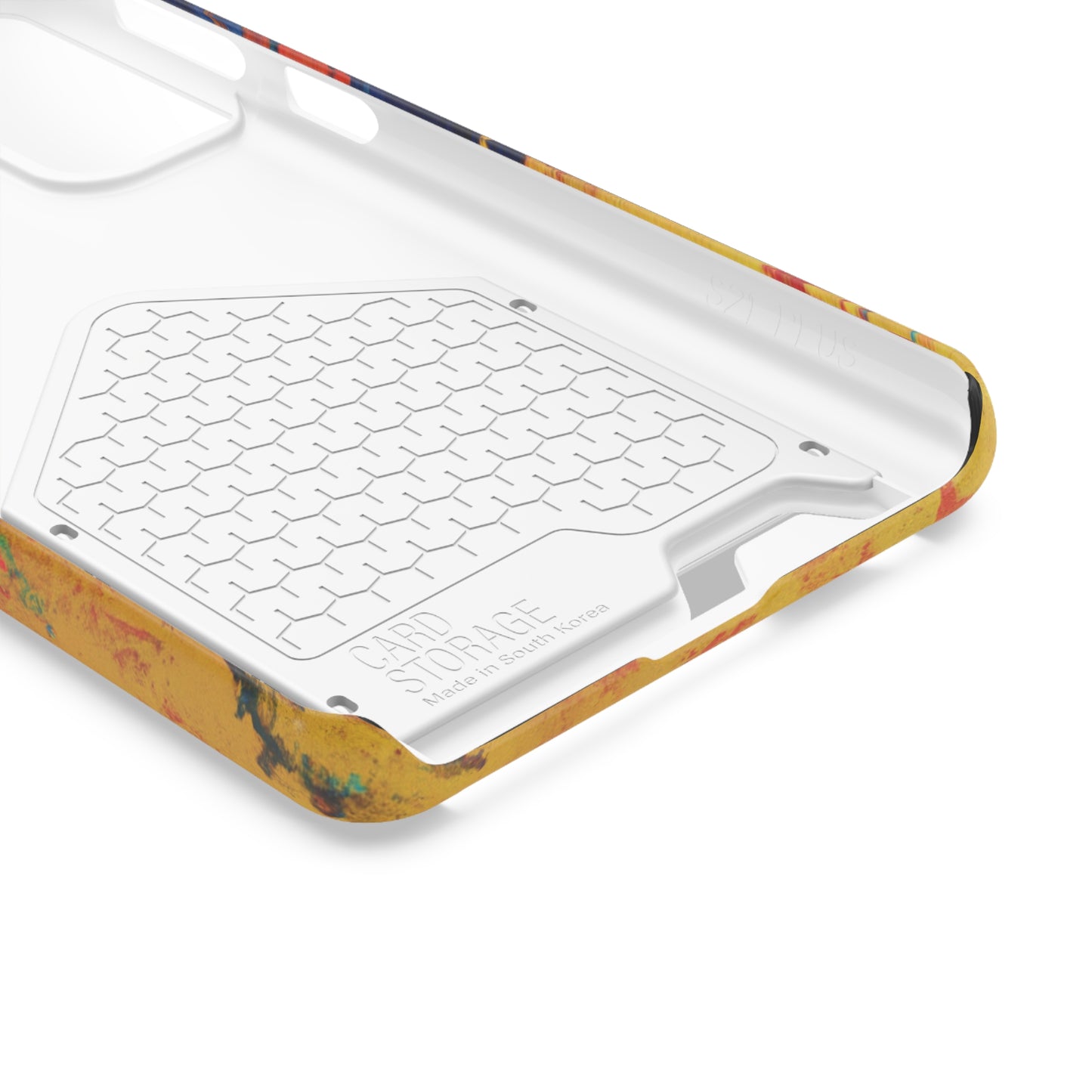 iPhone 13 and Samsung S21, S22 Cases with Card Holder Ft. Abstract Sun