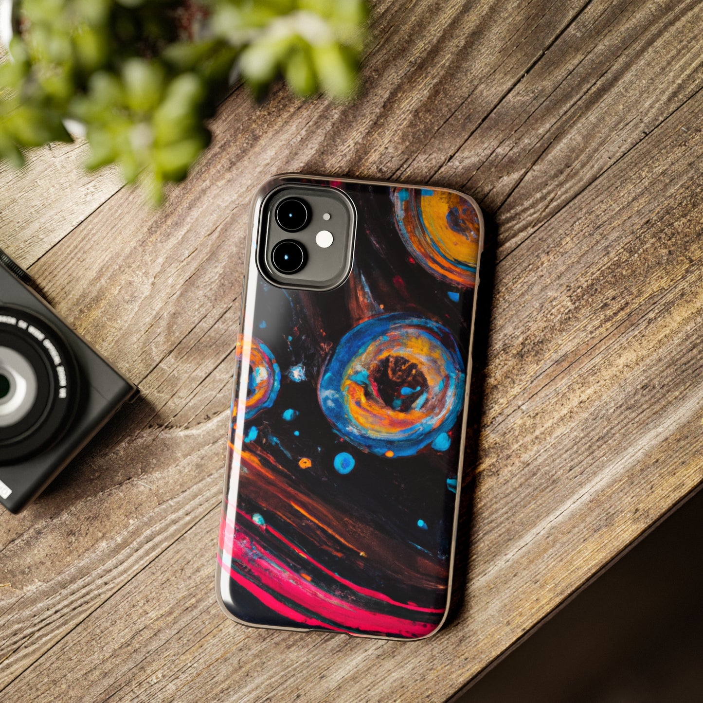 Tough Apple iPhone Cases Ft. Bubble Galaxy