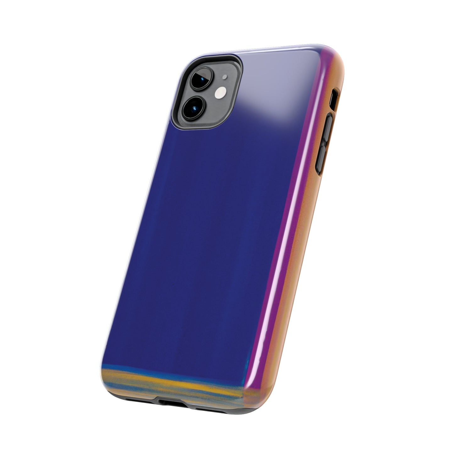Strong Apple iPhone Case Ft. Minimal Framed Blue