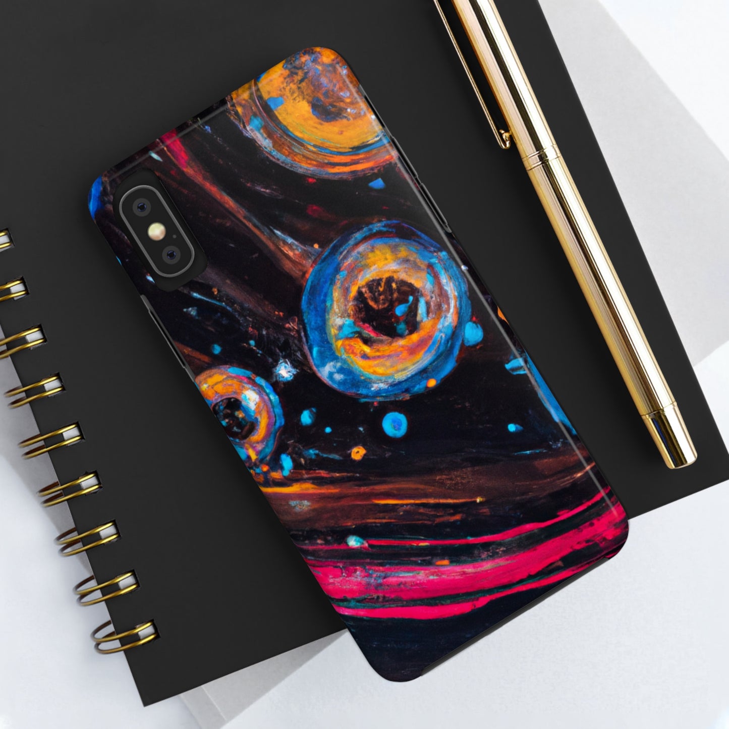 Tough Apple iPhone Cases Ft. Bubble Galaxy