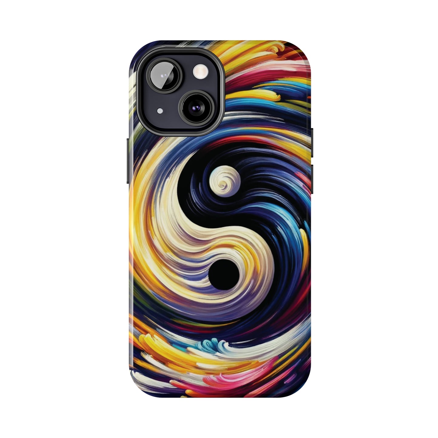 ToughDrop Apple iPhone Case Ft. Abstract Yin Yang