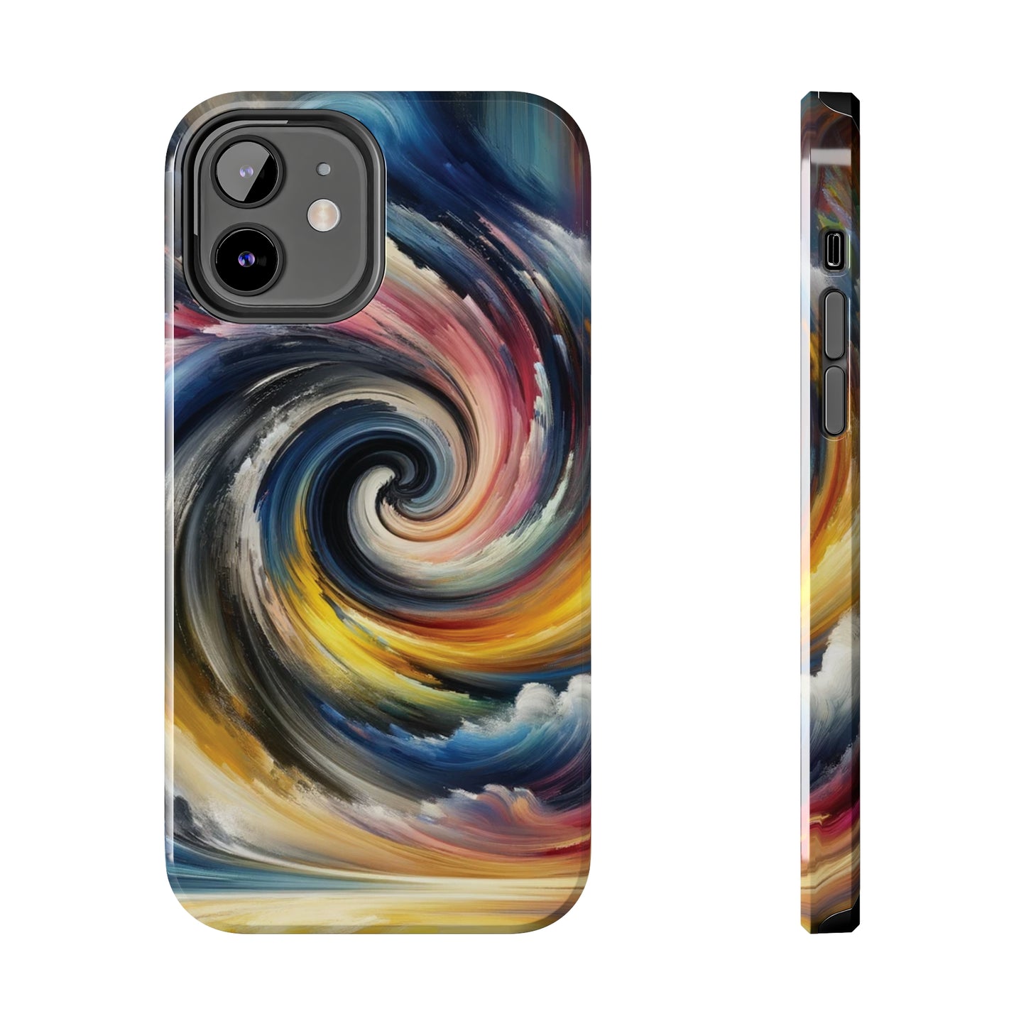 ToughDrop Apple iPhone Case Ft. Swirled Brush
