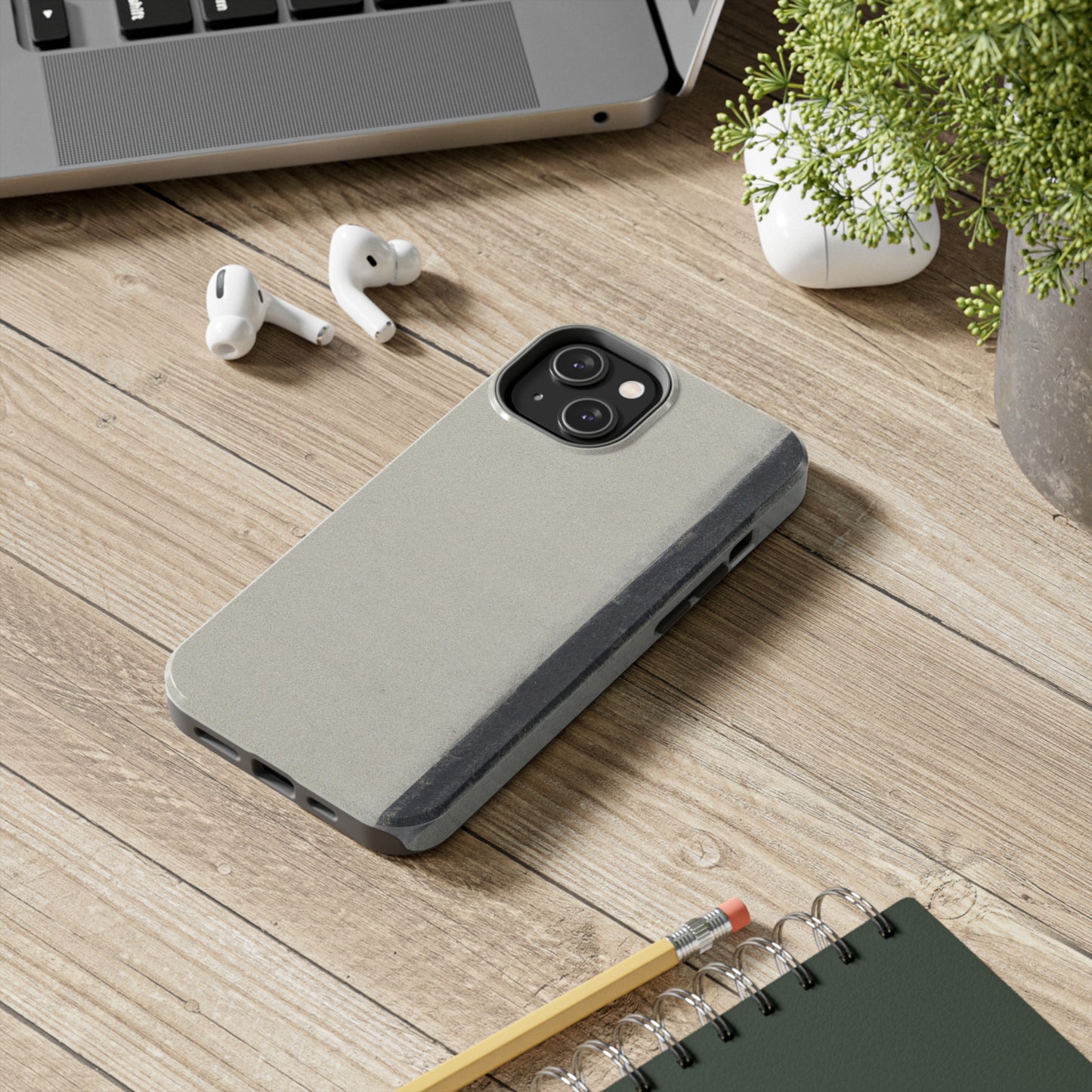 Strong Apple iPhone Case Ft. Minimal Side Stripe