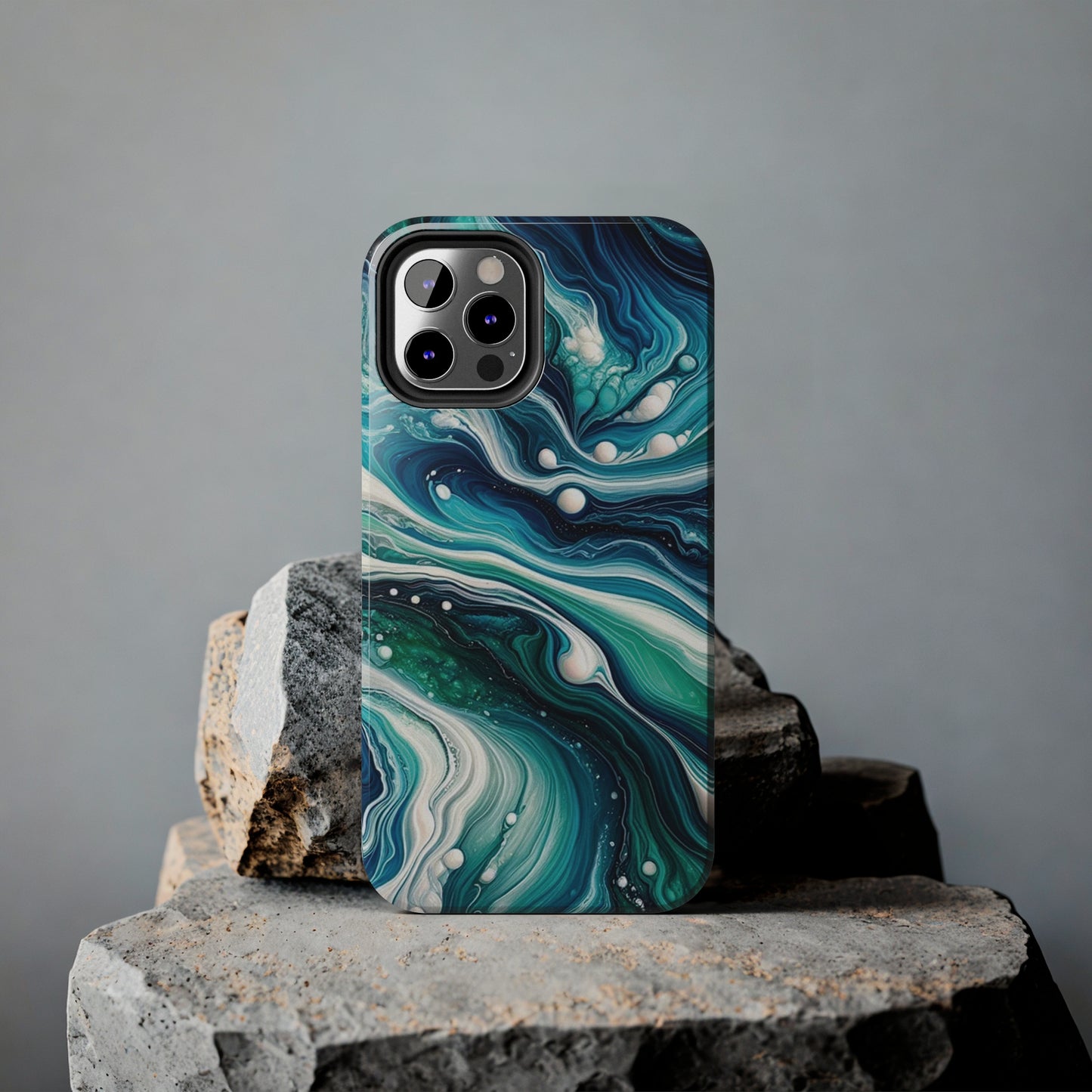 ToughDrop Apple iPhone Case Ft. Liquid Blue
