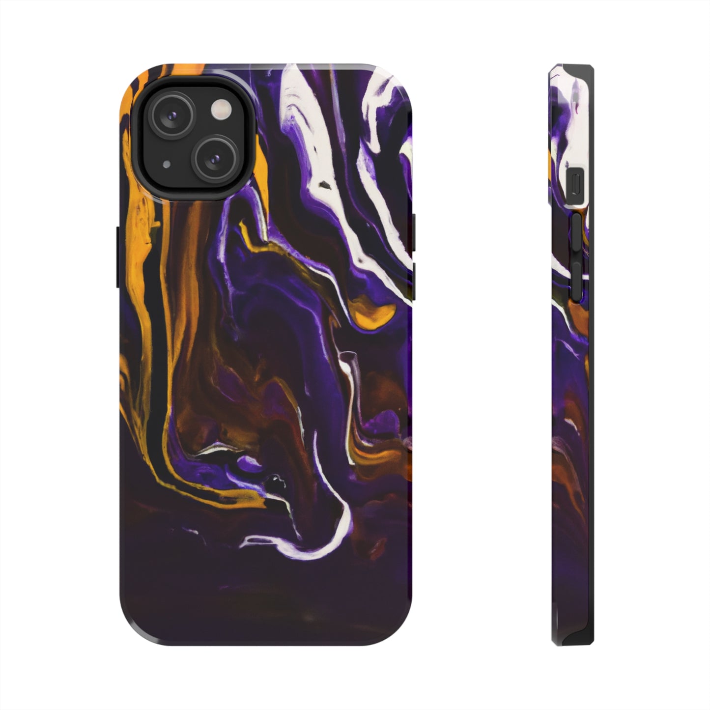 Tough Case-Mate iPhone Case Ft. Purple Tiger Stripes