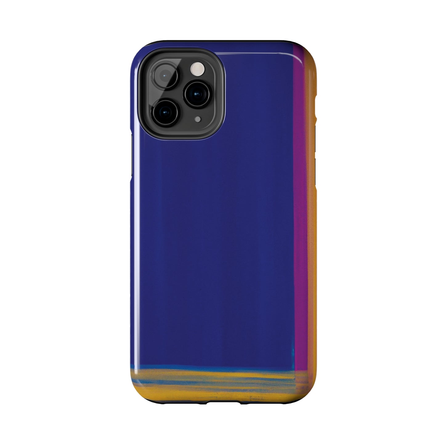 Strong Apple iPhone Case Ft. Minimal Framed Blue