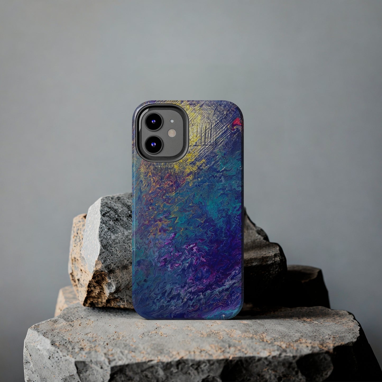 Tough Case-Mate iPhone Cases Ft. Abstract Blue Waterfall