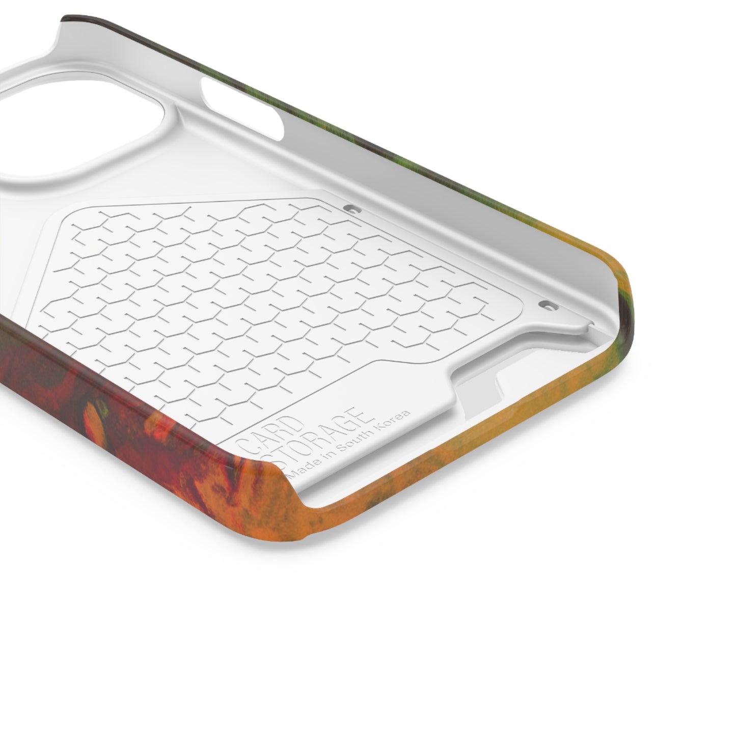 iPhone 13 and Samsung S21, S22 Cases with Card Holder Ft. Abstract Gas Giant