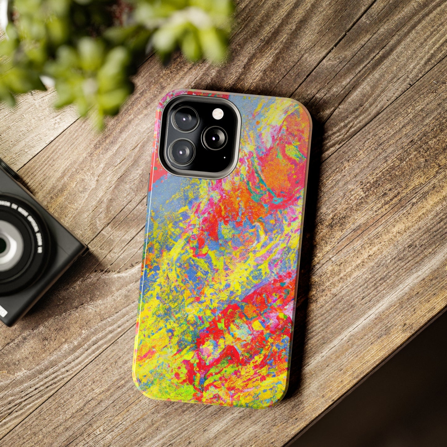 Tough Apple iPhone Cases Ft. Abstract Strawberry Banana