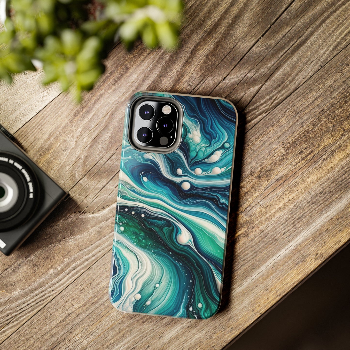 ToughDrop Apple iPhone Case Ft. Liquid Blue