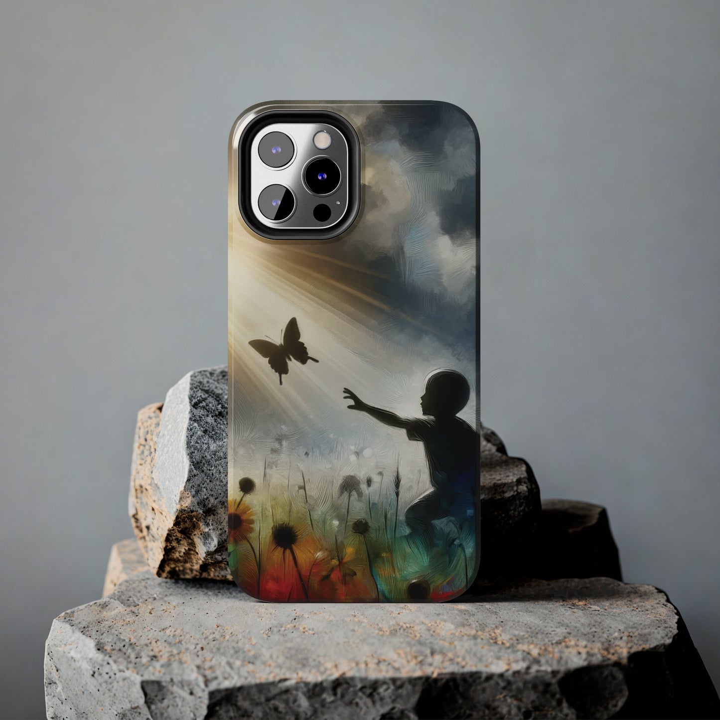 ToughDrop Apple iPhone Case Ft. Butterfly Shadow