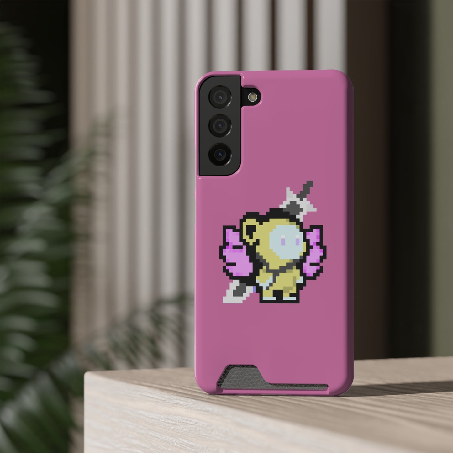 iPhone 13 and Samsung S21, S22 Cases with Card Holder Ft. MONKEE MONKEE #2108