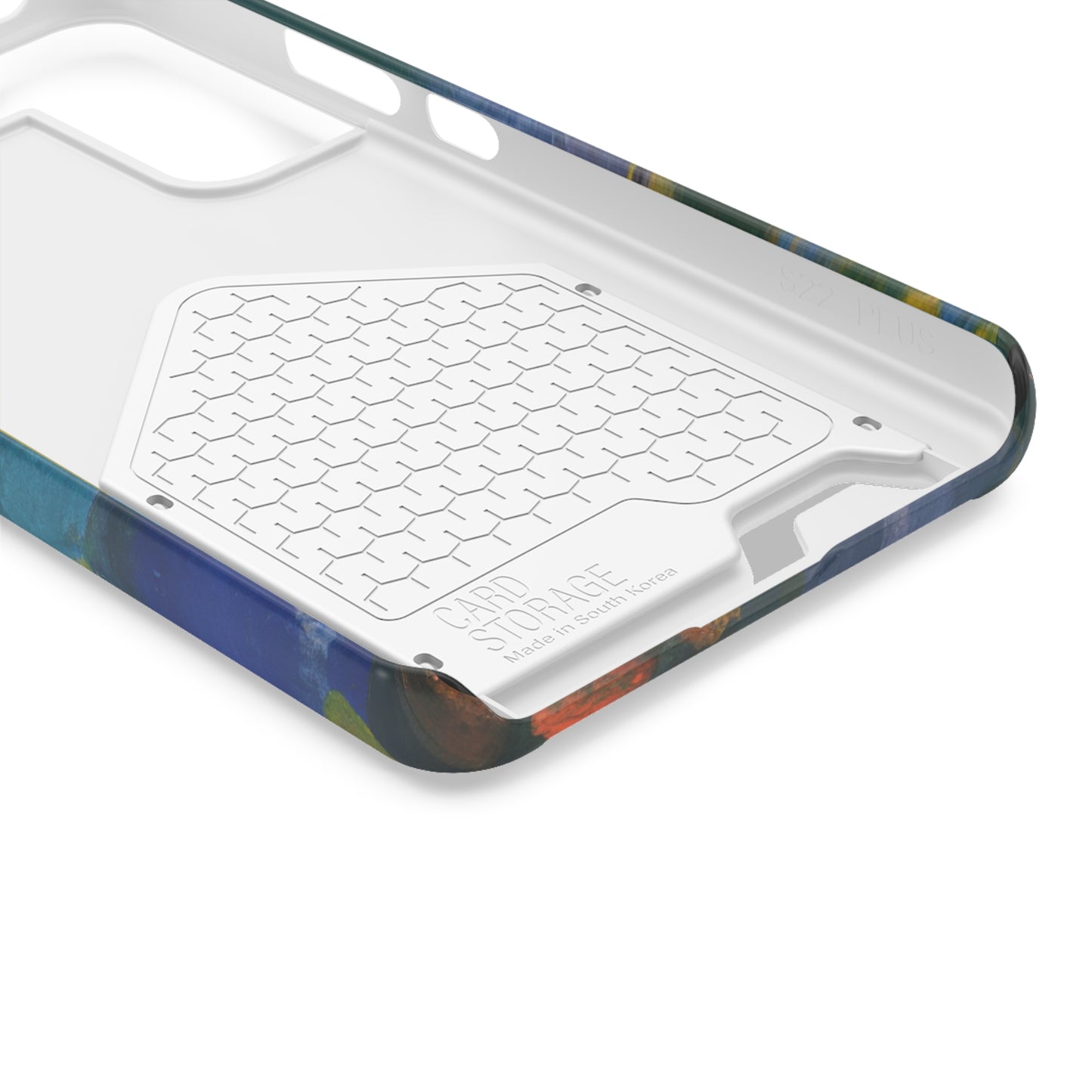 iPhone 13 and Samsung S21, S22 Cases with Card Holder Ft. Abstract Scoop
