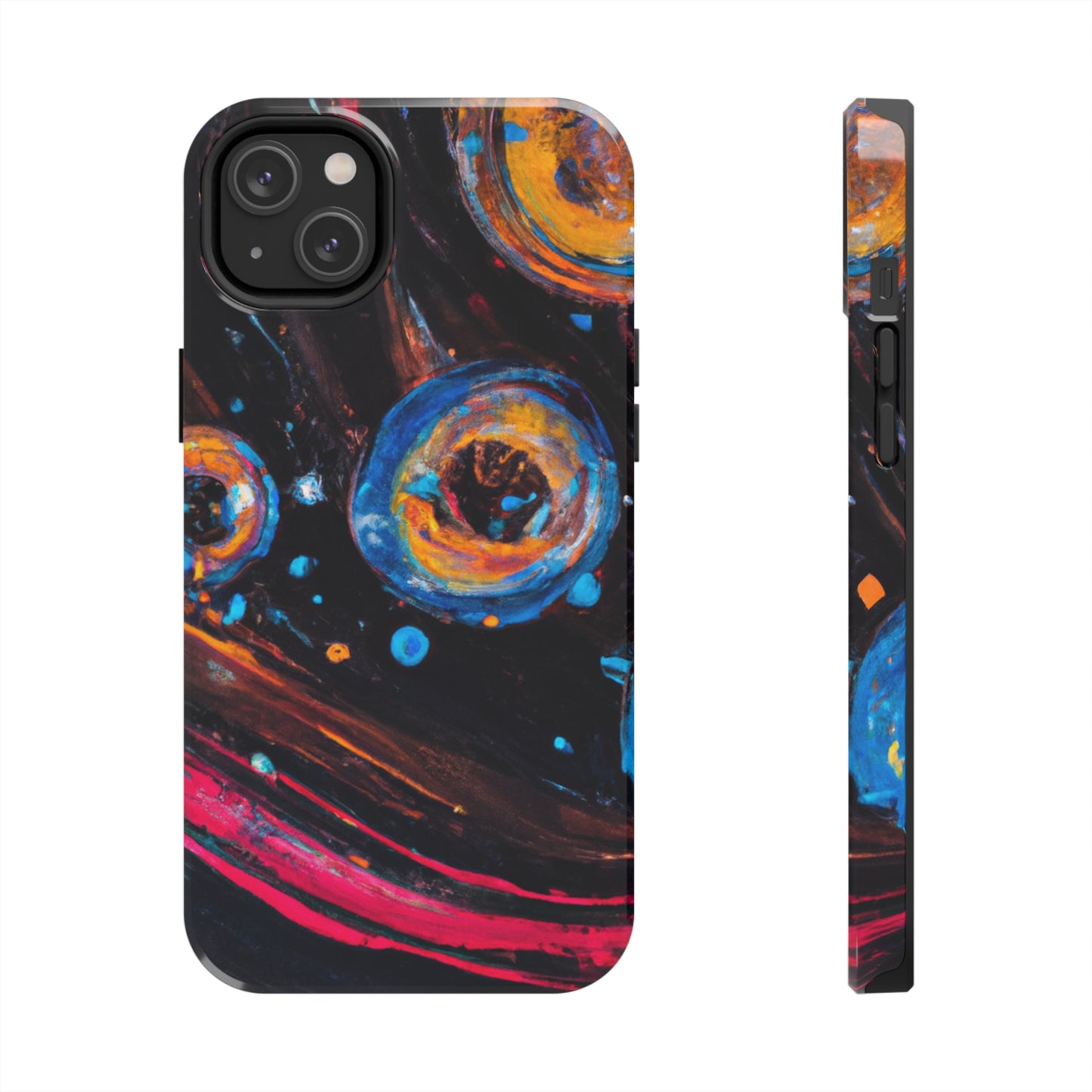 Tough Apple iPhone Cases Ft. Bubble Galaxy