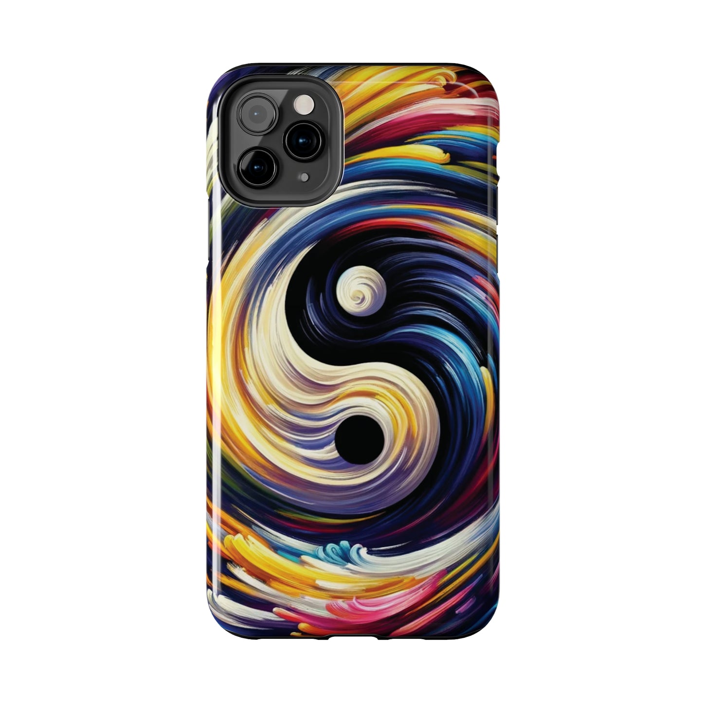 ToughDrop Apple iPhone Case Ft. Abstract Yin Yang