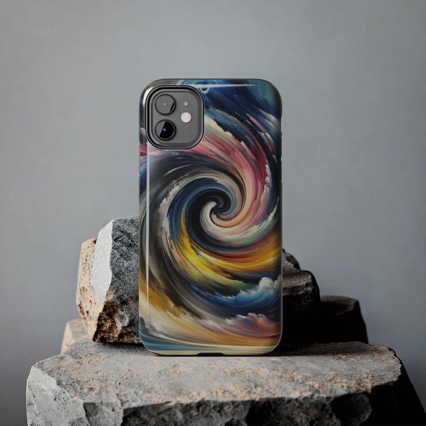 ToughDrop Apple iPhone Case Ft. Swirled Brush