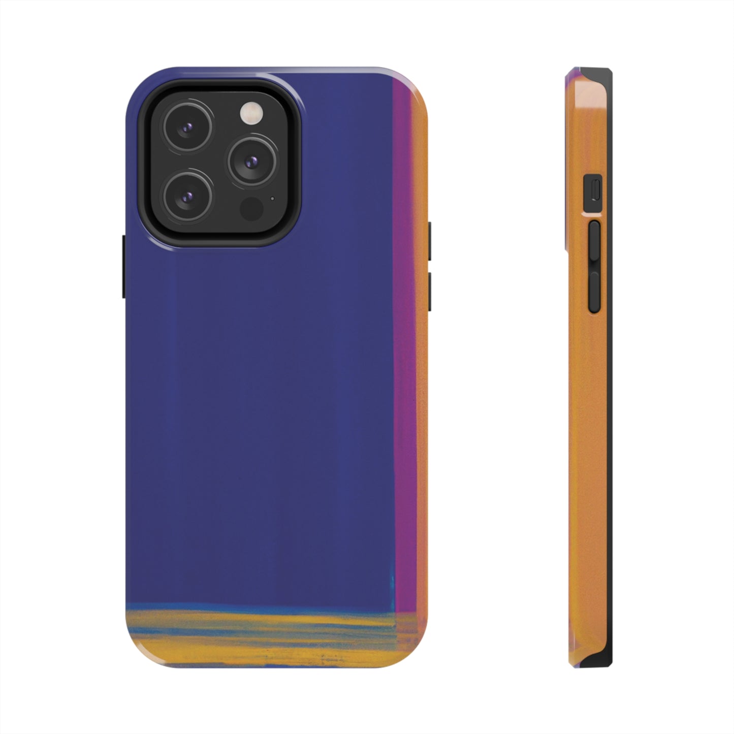 Strong Apple iPhone Case Ft. Minimal Framed Blue