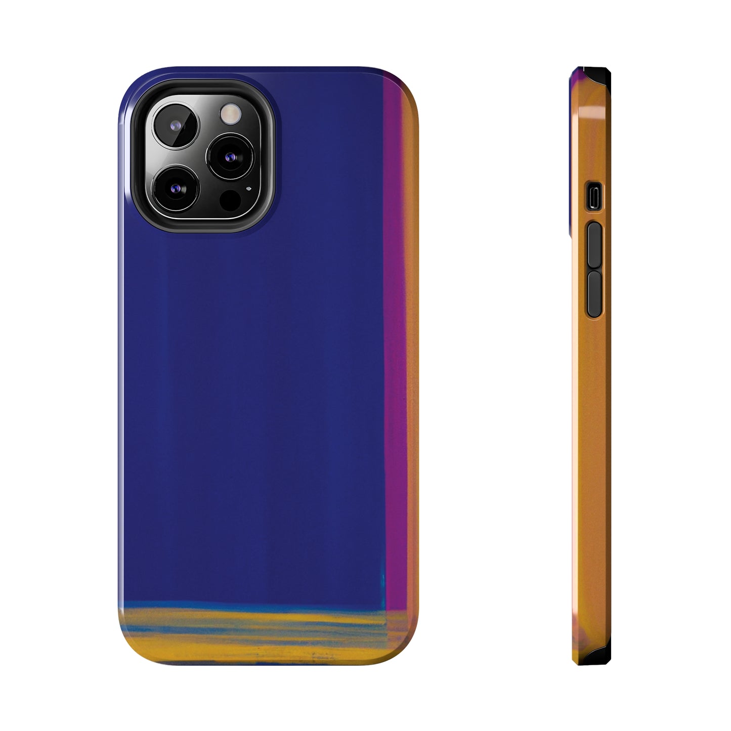 Strong Apple iPhone Case Ft. Minimal Framed Blue