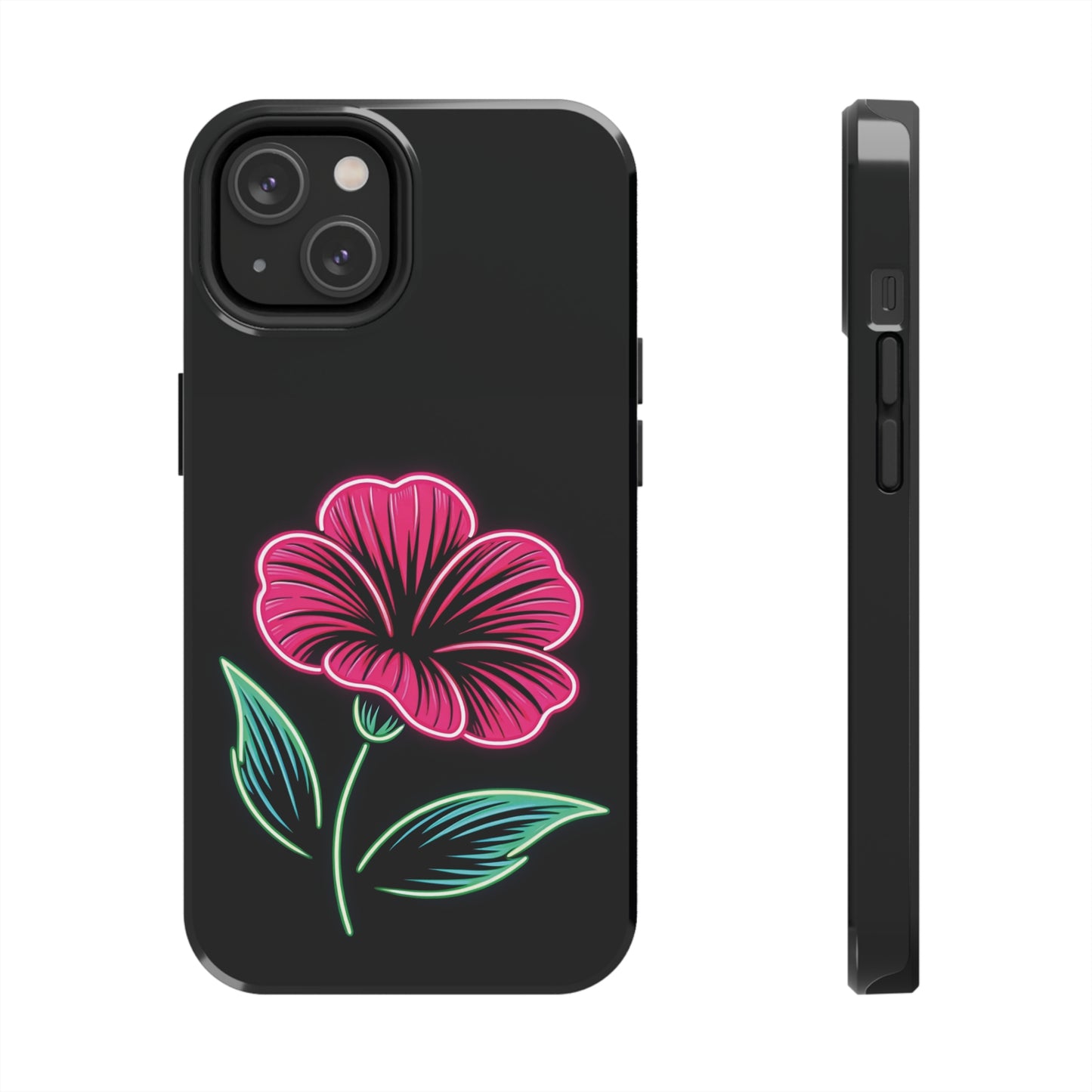 ToughDrop Apple iPhone Case Ft. Neon Bloom