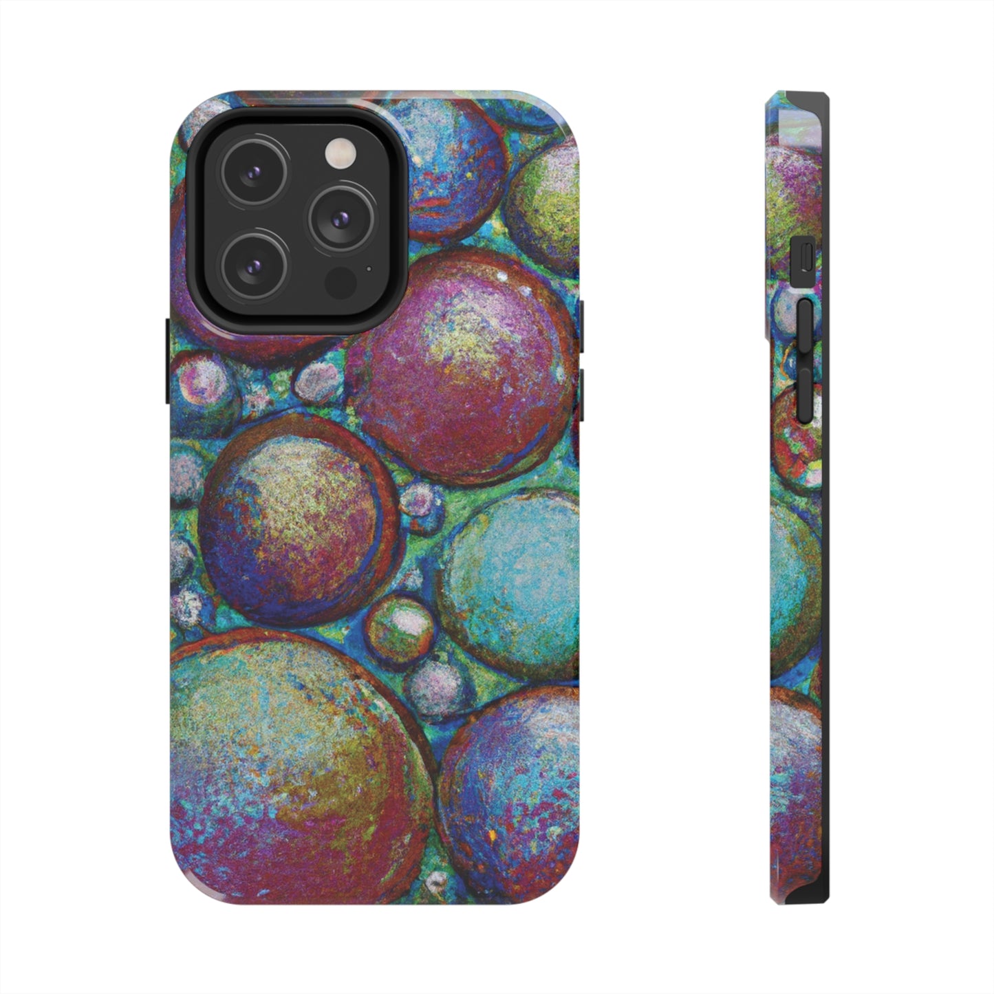 Tough Apple iPhone Cases Ft. Big Acrylic Bubbles