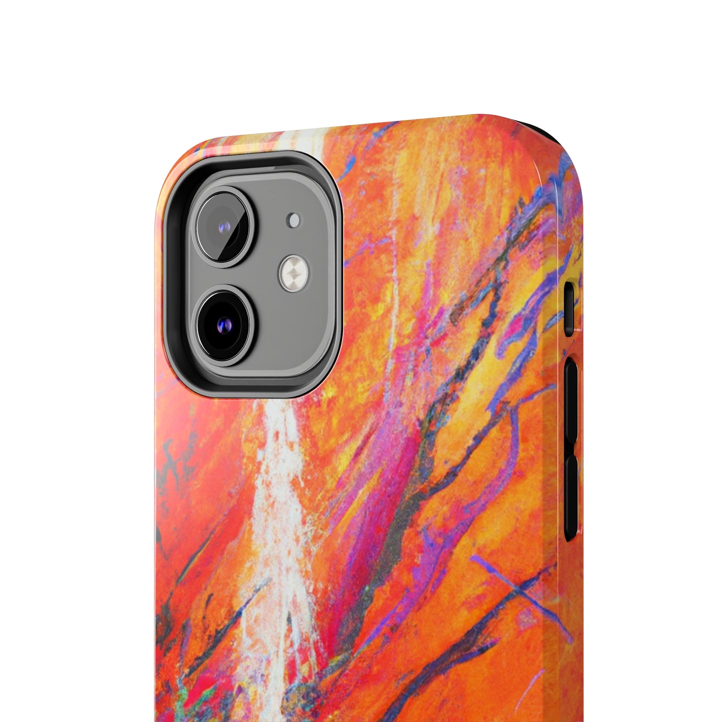 Tough Apple iPhone Cases Ft. Abstract Halloween Forest