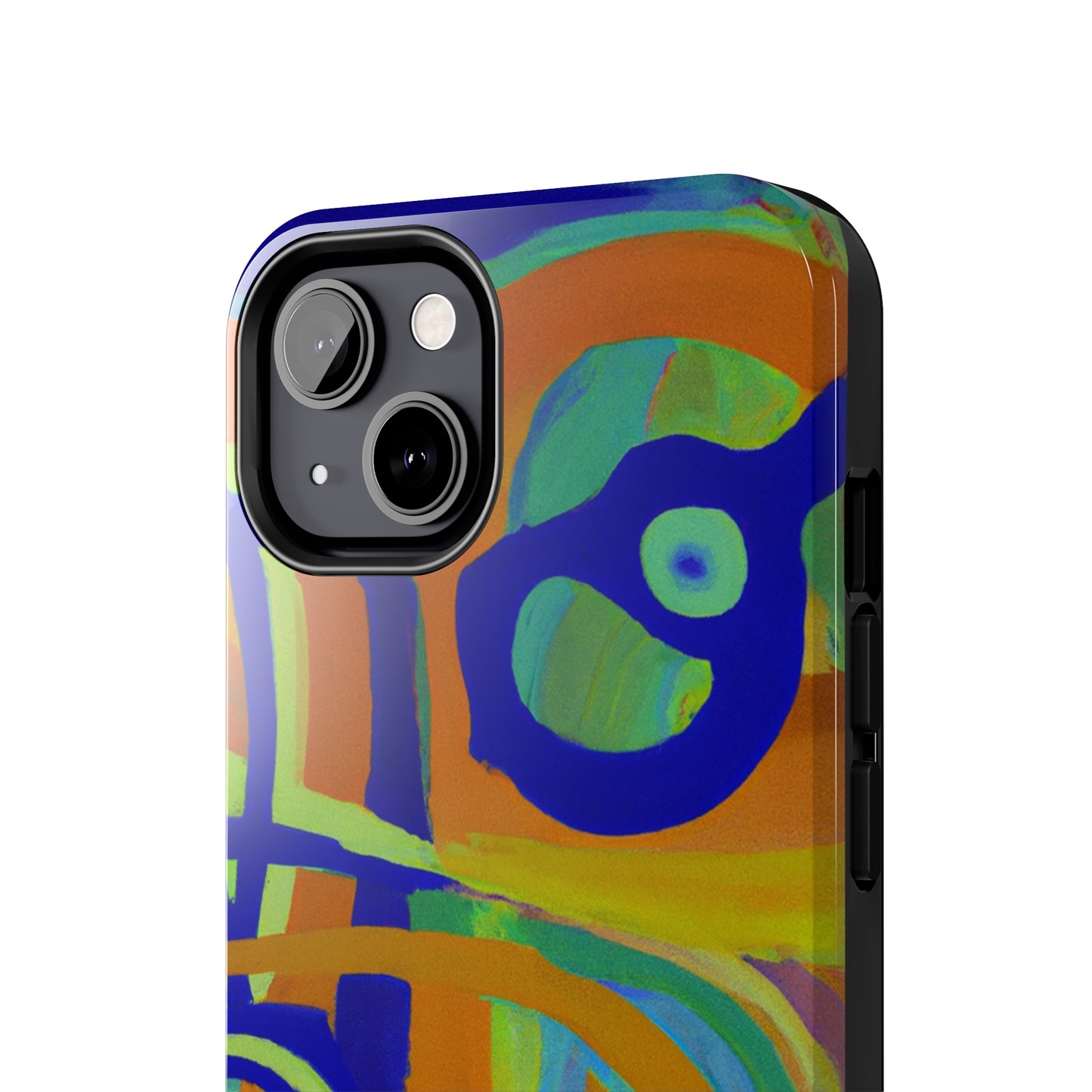 Tough Case-Mate iPhone Case Ft. Blue Orange Curves