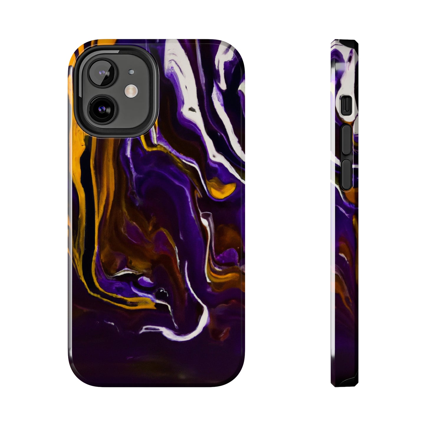 Tough Case-Mate iPhone Case Ft. Purple Tiger Stripes