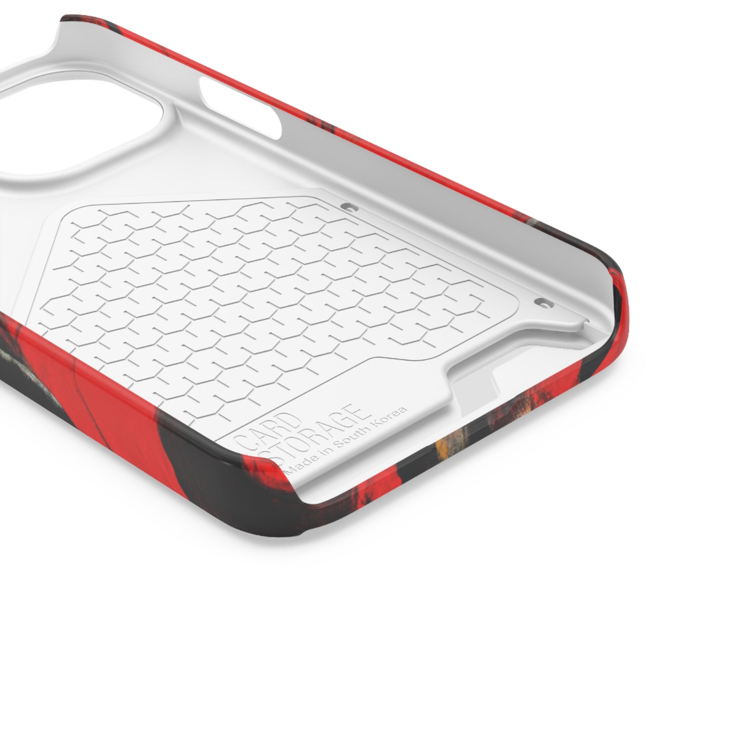 iPhone 13 and Samsung S21, S22 Cases with Card Holder Ft. Abstract Zero