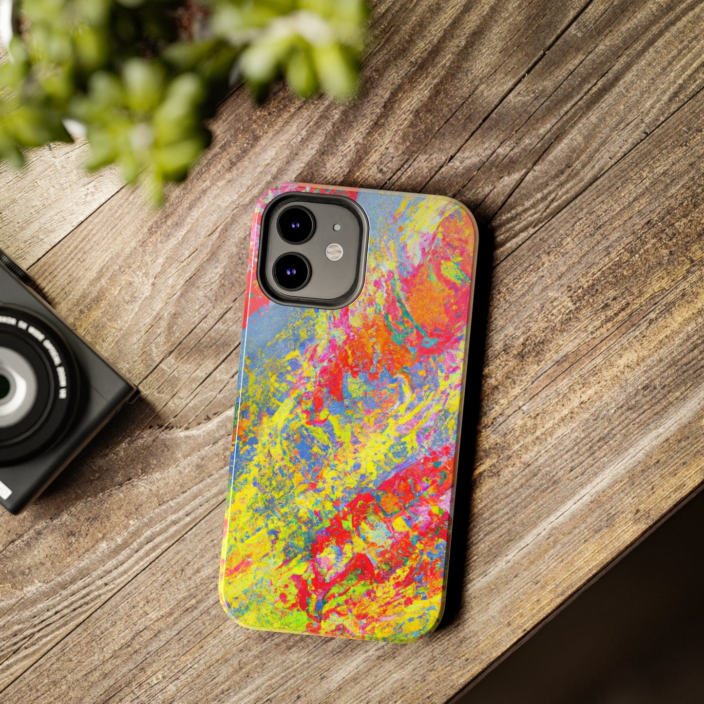 Tough Apple iPhone Cases Ft. Abstract Strawberry Banana
