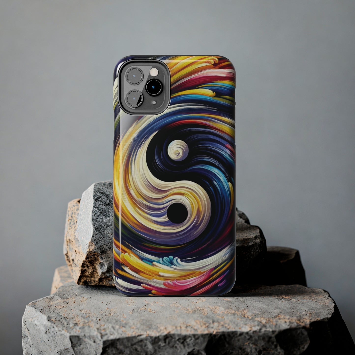 ToughDrop Apple iPhone Case Ft. Abstract Yin Yang