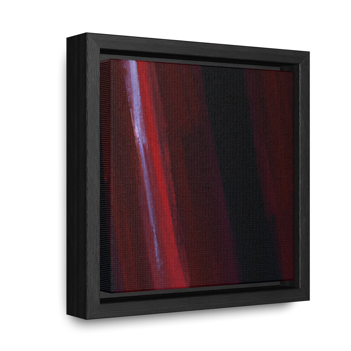 6x6-inch Abstract Framed Canvas: Abstract Streak