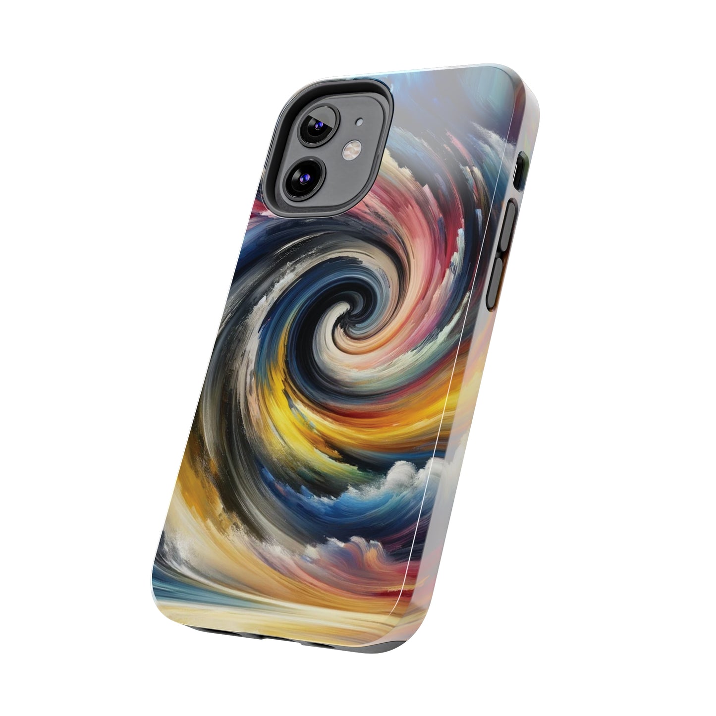 ToughDrop Apple iPhone Case Ft. Swirled Brush