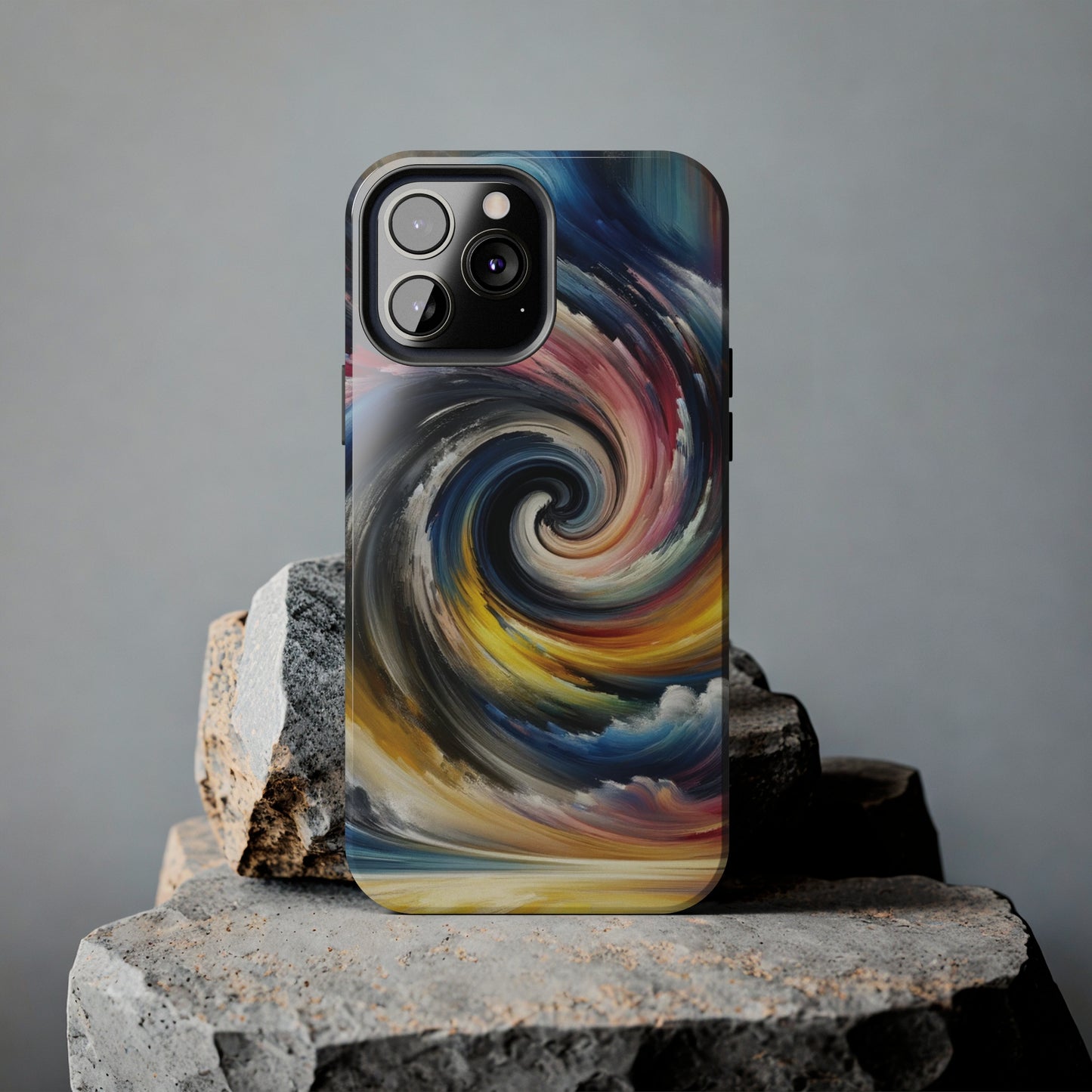 ToughDrop Apple iPhone Case Ft. Swirled Brush