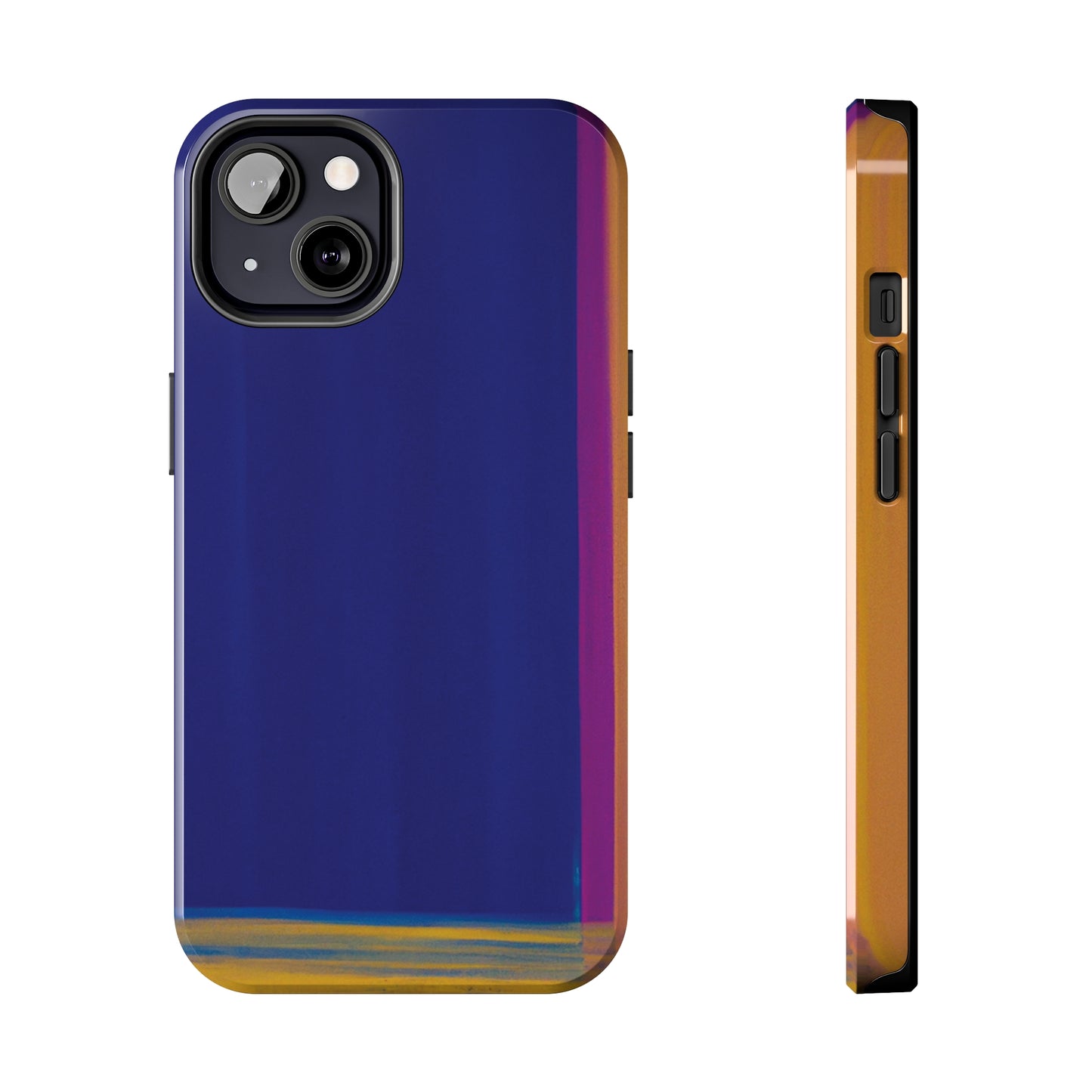 Strong Apple iPhone Case Ft. Minimal Framed Blue