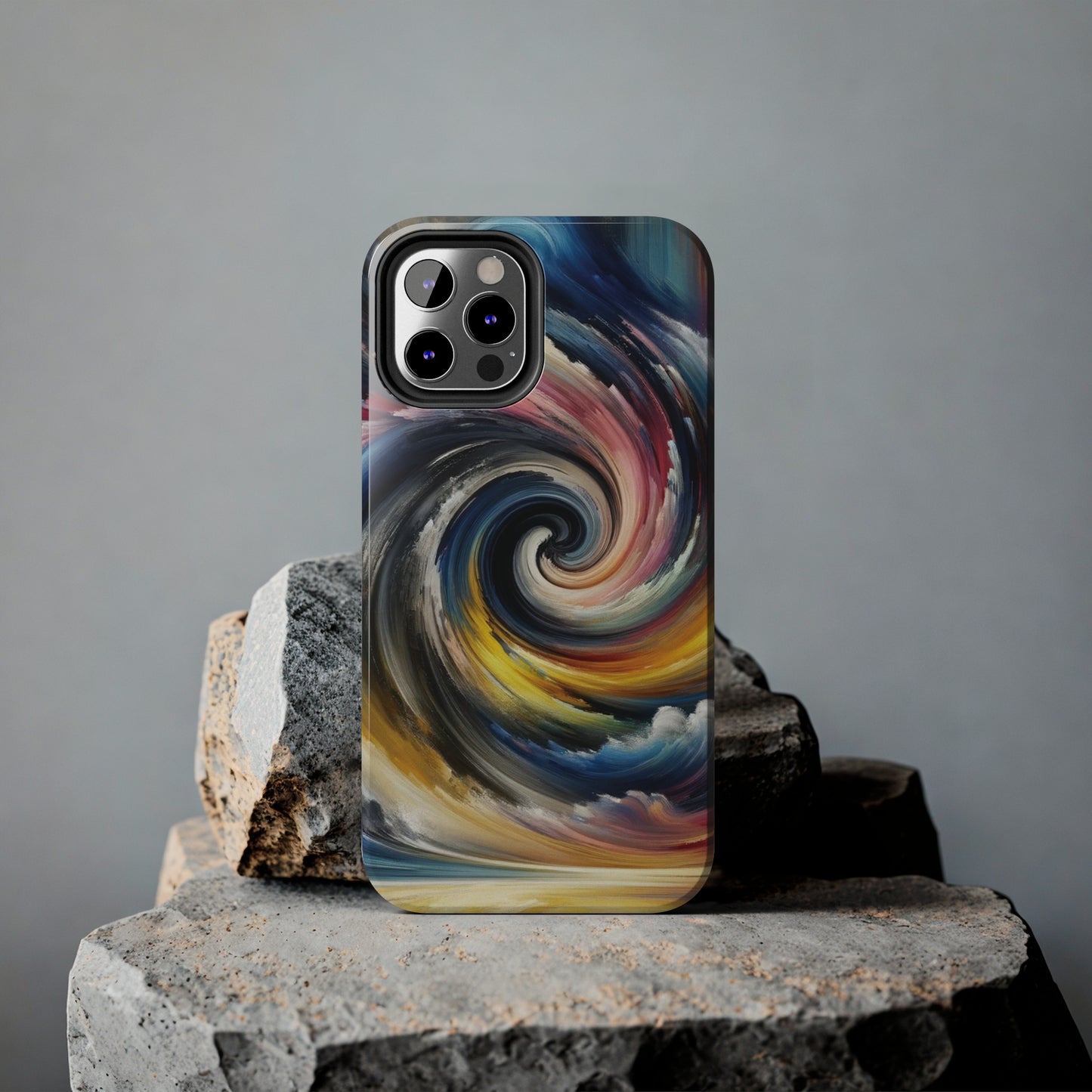 ToughDrop Apple iPhone Case Ft. Swirled Brush