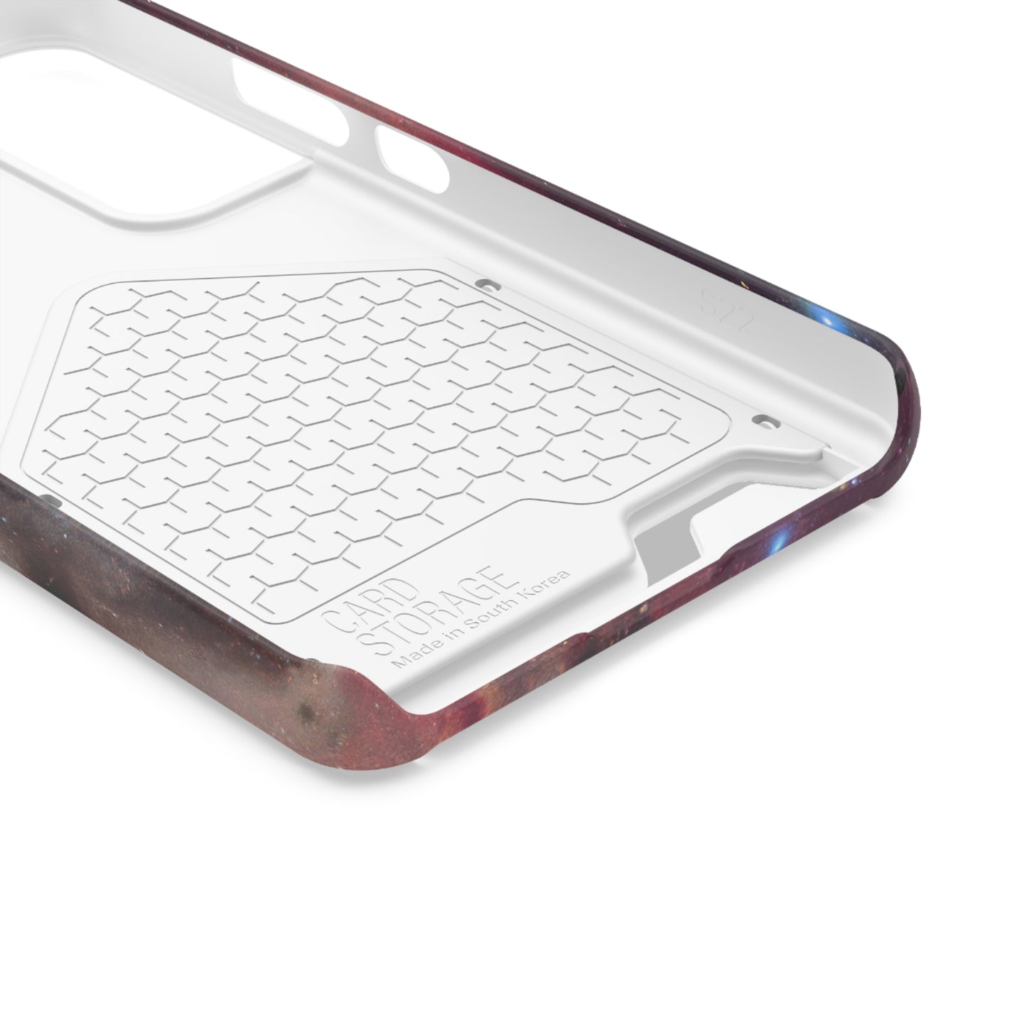 iPhone 13 and Samsung S21, S22 Cases with Card Holder Ft. Nebula