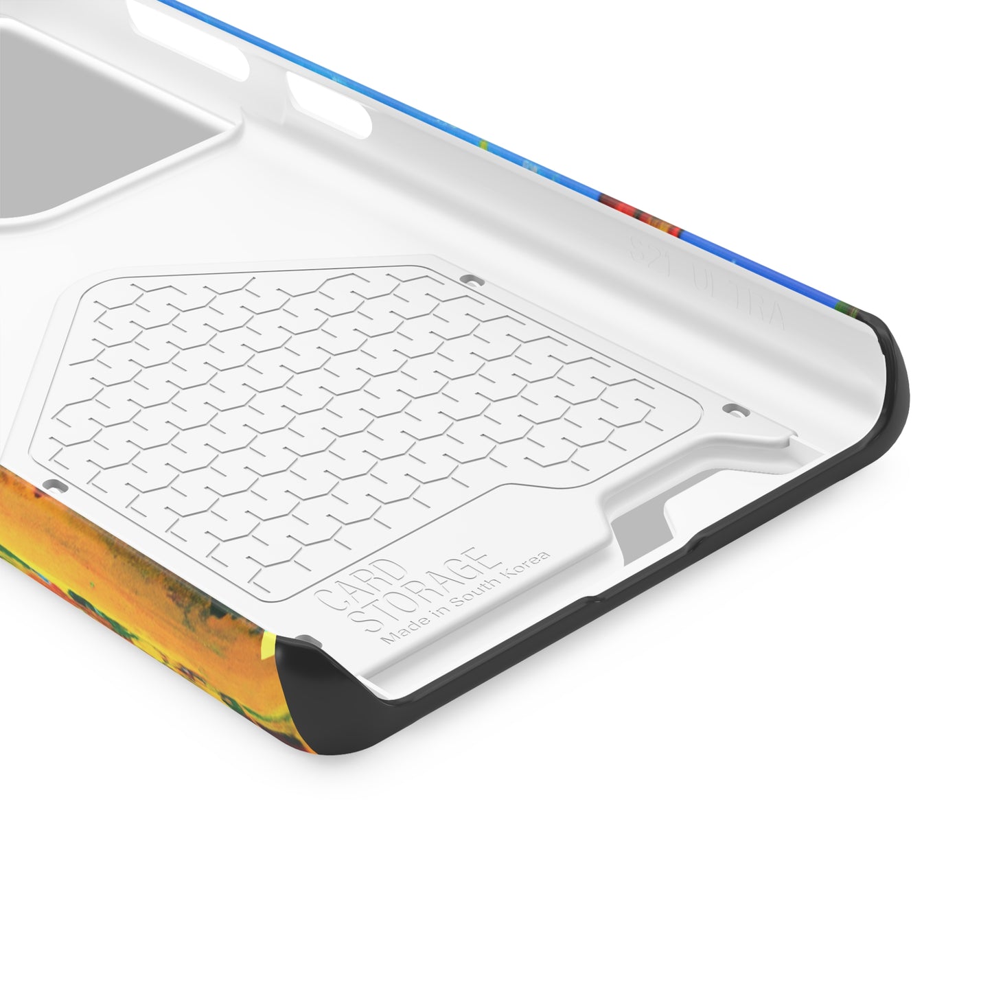 iPhone and Samsung Cases with Card Holder Ft. Abstract Boat