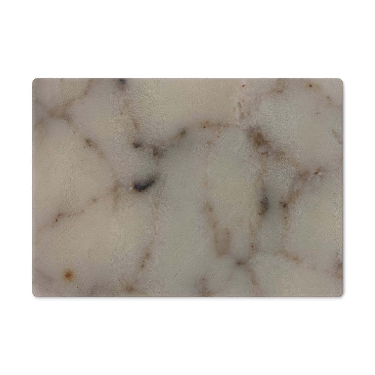 Non-Slip Glass Cutting Board Featuring Abstract Marble Design