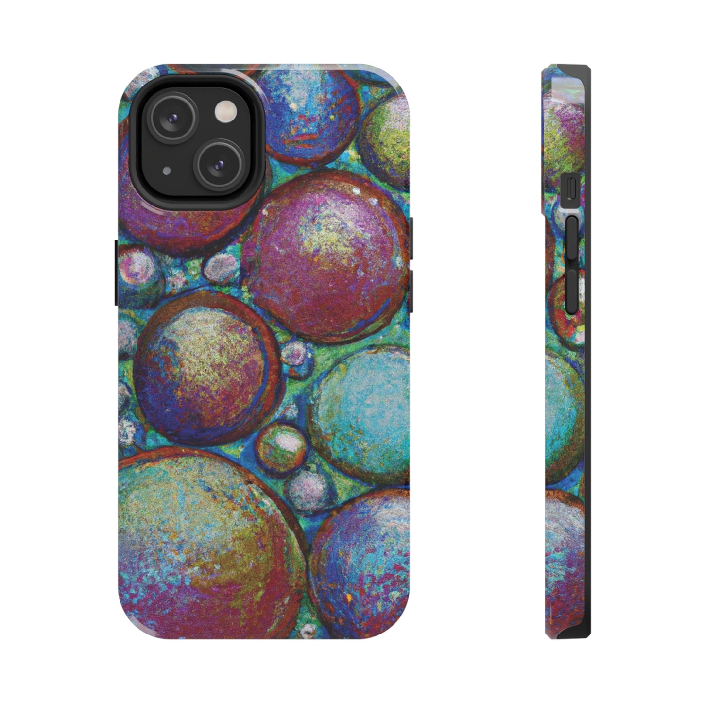 Tough Apple iPhone Cases Ft. Big Acrylic Bubbles