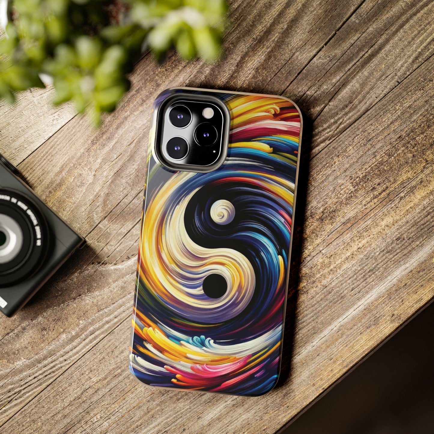 ToughDrop Apple iPhone Case Ft. Abstract Yin Yang
