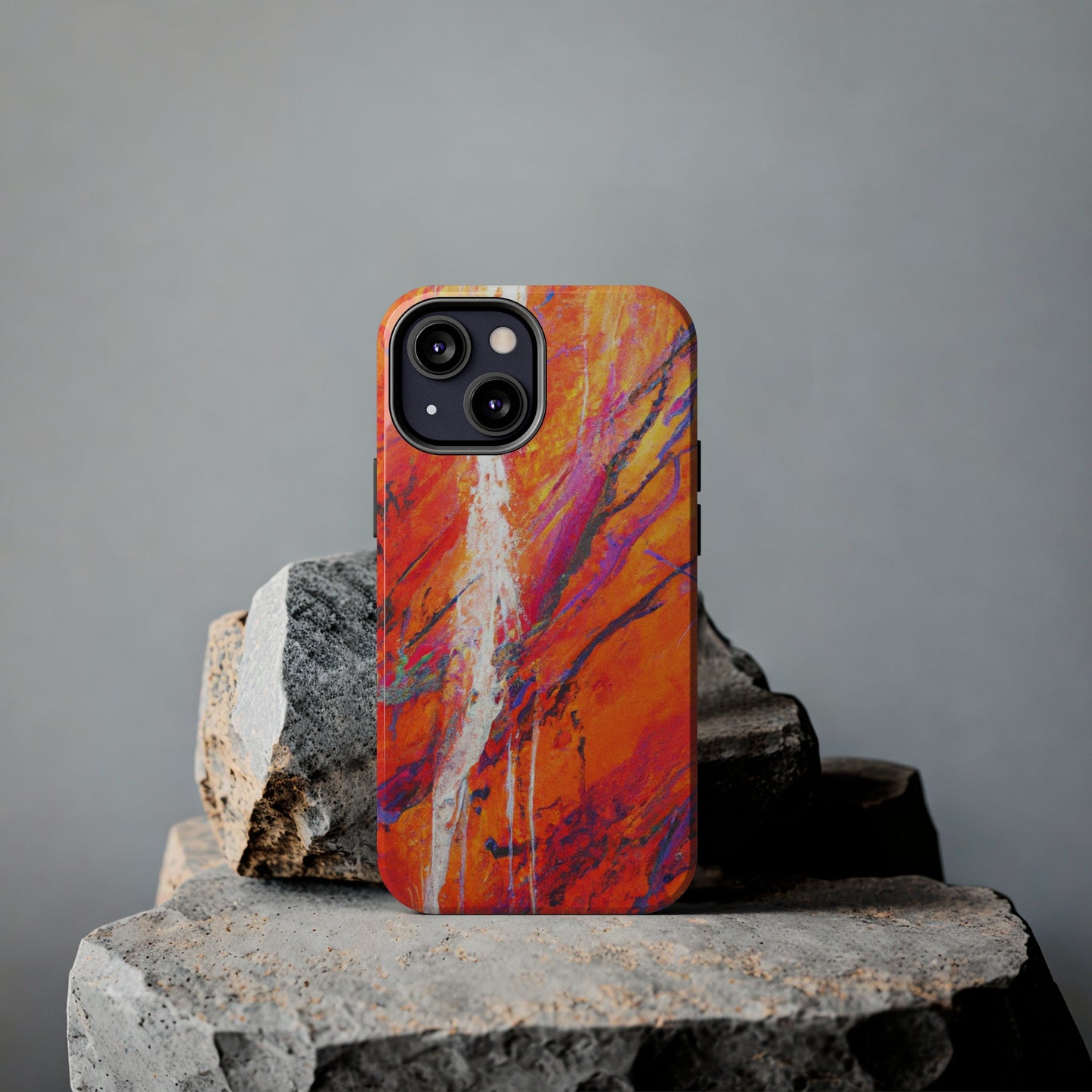 Tough Apple iPhone Cases Ft. Abstract Halloween Forest